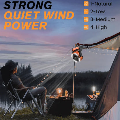 3 In 1 Cordless Camping Fan