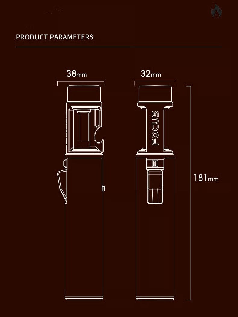 Airbrush Windproof Lighter