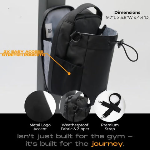 Fitness portable bag with magnet
